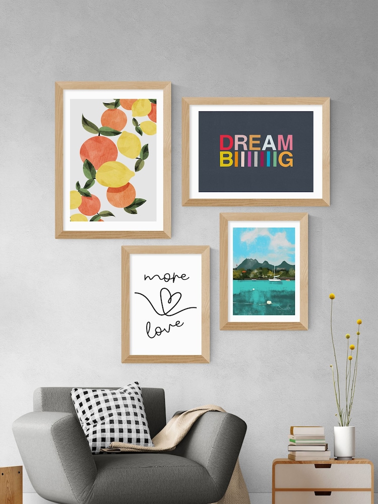 East End Prints Oak Oranges And Lemons Framed Art Print - Image 3 of 3