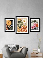 East End Prints Black Mid-Century Garden Framed Art Print - Image 3 of 3