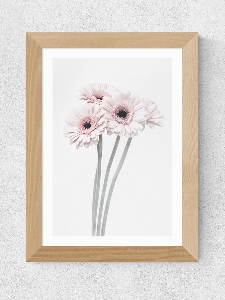 East End Prints Oak Gerbera Daisy Framed Art Print - Image 1 of 3