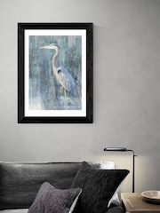 East End Prints Black Glacier Heron VI Framed Art Print - Image 2 of 3