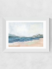 East End Prints White Mediterranean Escape II Framed Art Print - Image 1 of 3