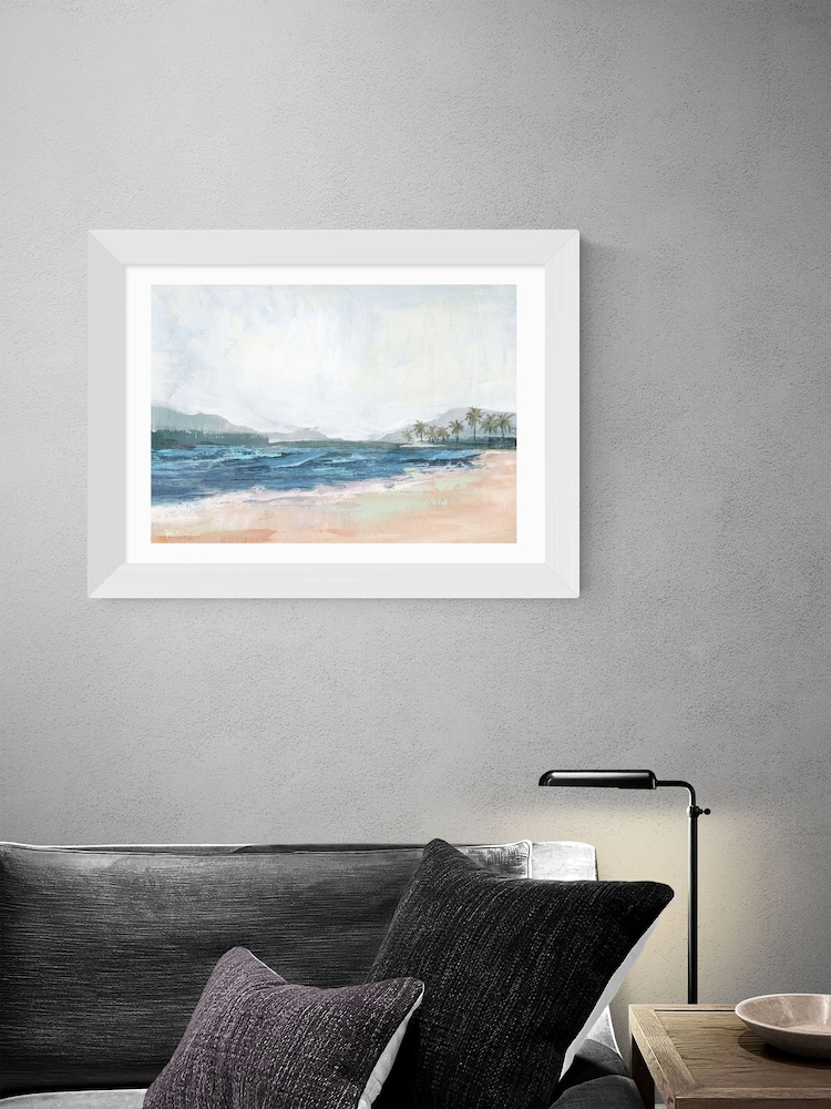 East End Prints White Mediterranean Escape II Framed Art Print - Image 2 of 3
