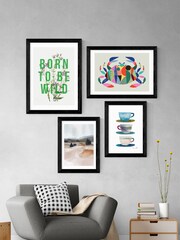 East End Prints Black Born To Be Wild Framed Art Print - Image 3 of 3