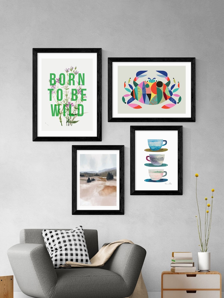 East End Prints Black Born To Be Wild Framed Art Print - Image 3 of 3
