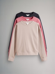 Pack de 3 sudaderas holgadas de cuello redondo de The Set - Imagen 2 de 10