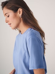 Bleu marine/Bleu/Rouge/Cream/Navy&White Rayure - {} LotThe Set 5 de t-shirts décontractés à manches courtes % coton  100 - Image 6 de 13