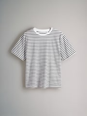 Bleu marine/Bleu/Rouge/Cream/Navy&White Rayure - {} LotThe Set 5 de t-shirts décontractés à manches courtes % coton  100 - Image 8 de 13