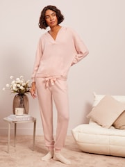 Friends Like These Pink Loungewear Hoodie - Image 2 of 4