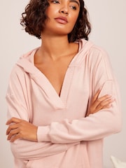 Friends Like These Pink Loungewear Hoodie - Image 3 of 4