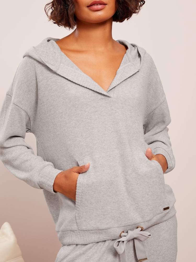 Friends Like These Grey Loungewear Hoodie - Image 2 of 4