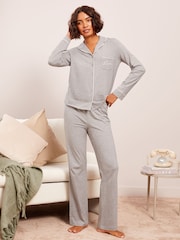 Friends Like These Grey Woven Check Pyjamas - Image 3 of 4