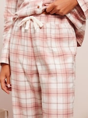Friends Like These Pink Woven Check Pyjamas - Image 4 of 5