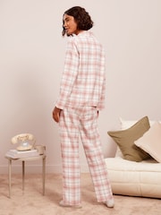 Friends Like These Pink Woven Check Pyjamas - Image 5 of 5