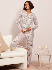 Friends Like These Pink Traditional Jersey Pyjama - Image 2 of 5