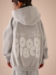 Gris - Sweat à capuche (3-16 ans) - Image 1 of 8