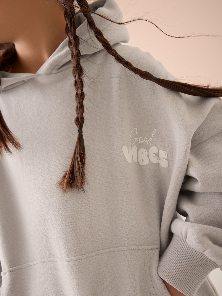 Gris - Sweat à capuche (3-16 ans) - Image 4 of 8