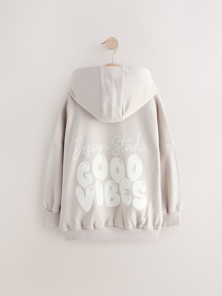 Gris - Sweat à capuche (3-16 ans) - Image 6 of 8