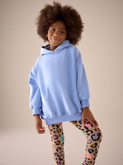 Blue Denim Longline Hoodie (3-16yrs) - Image 1 of 8