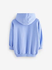Blue Denim Longline Hoodie (3-16yrs) - Image 6 of 8