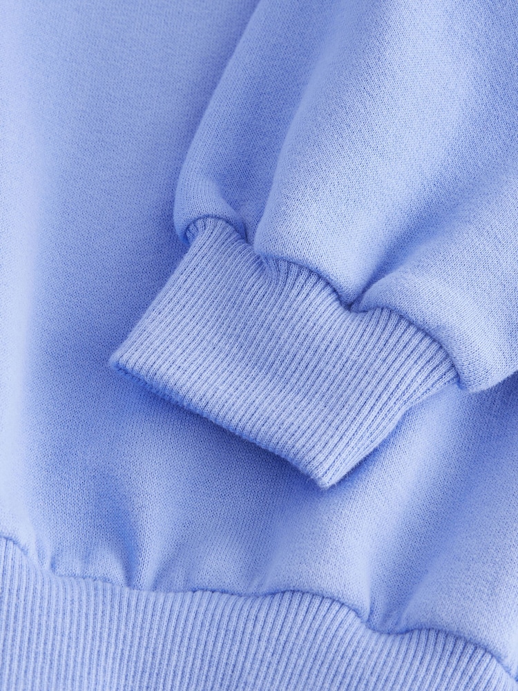 Blue Denim Longline Hoodie (3-16yrs) - Image 8 of 8