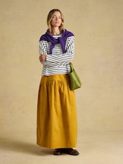 Joules 100% Cotton Ribbed Batwing Jersey Top - Imagen 5 de 8