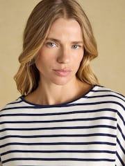 Joules 100% Cotton Ribbed Batwing Jersey Top - Imagen 6 de 8