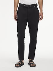 Calvin Klein Black Modern Twill Slim Chinos - Image 1 of 6
