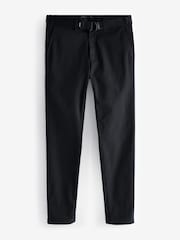 Calvin Klein Black Modern Twill Slim Chinos - Image 3 of 6