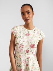 Hobbs White Petite Tia Dress - Image 3 of 4