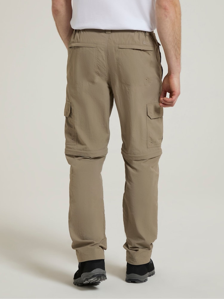 Mountain Warehouse Natural Mens Explore Convertible Walking Trousers - Image 2 of 11 Mountain Warehouse Natural Mens Explore Convertible Walking Trousers - Image 2 of 11