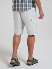 Mountain Warehouse White Mens Lakeside Cargo 100% Cotton Shorts - Image 3 of 10
