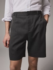 Gris - Short intelligent à devant uni - Image 1 of 9