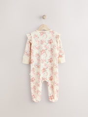 Terre blanche - Dors-bien lapin 100% coton à imprimé floral bébé (0mois2ans) - Image 2 de 8