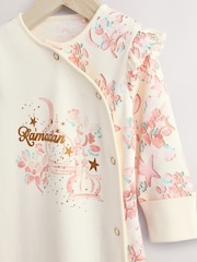 Terre blanche - Dors-bien lapin 100% coton à imprimé floral bébé (0mois2ans) - Image 3 de 8
