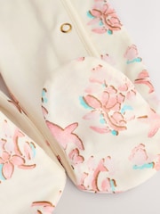 Terre blanche - Dors-bien lapin 100% coton à imprimé floral bébé (0mois2ans) - Image 8 de 8