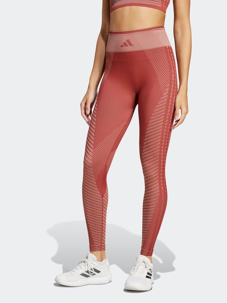 adidas Red Knit 7/8 - Image 1 of 7 adidas Red Knit 7/8 - Image 1 of 7