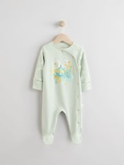 vert - 100% coton Cardigan Bébé Combinaison de nuit (0mois-2ans) - Image 1 de 7
