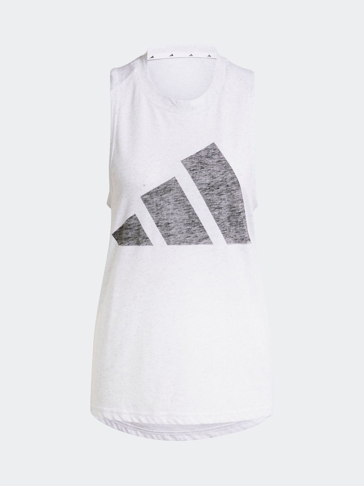 adidas White Winners Vest - Image 6 of 6