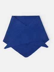 Accessorize Blue Knitted Triangle Scarf - Image 1 of 1