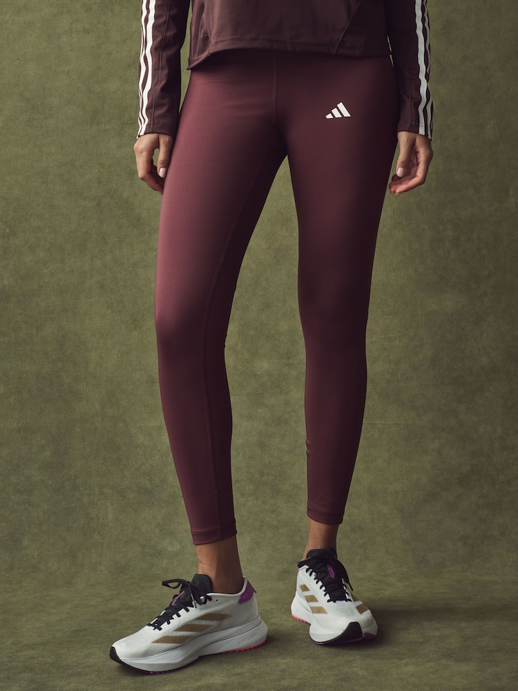 adidas Red TECHFIT 7/8 High Rise Leggings - Image 1 of 1