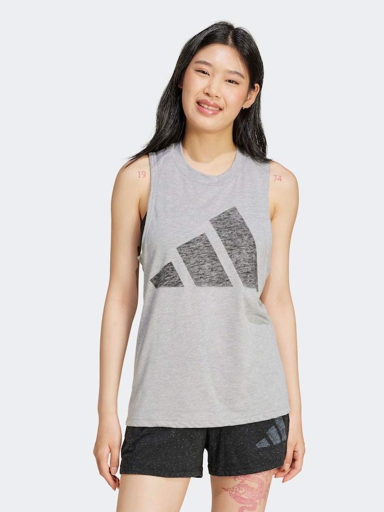 adidas Grey Winners Vest - Image 5 of 10