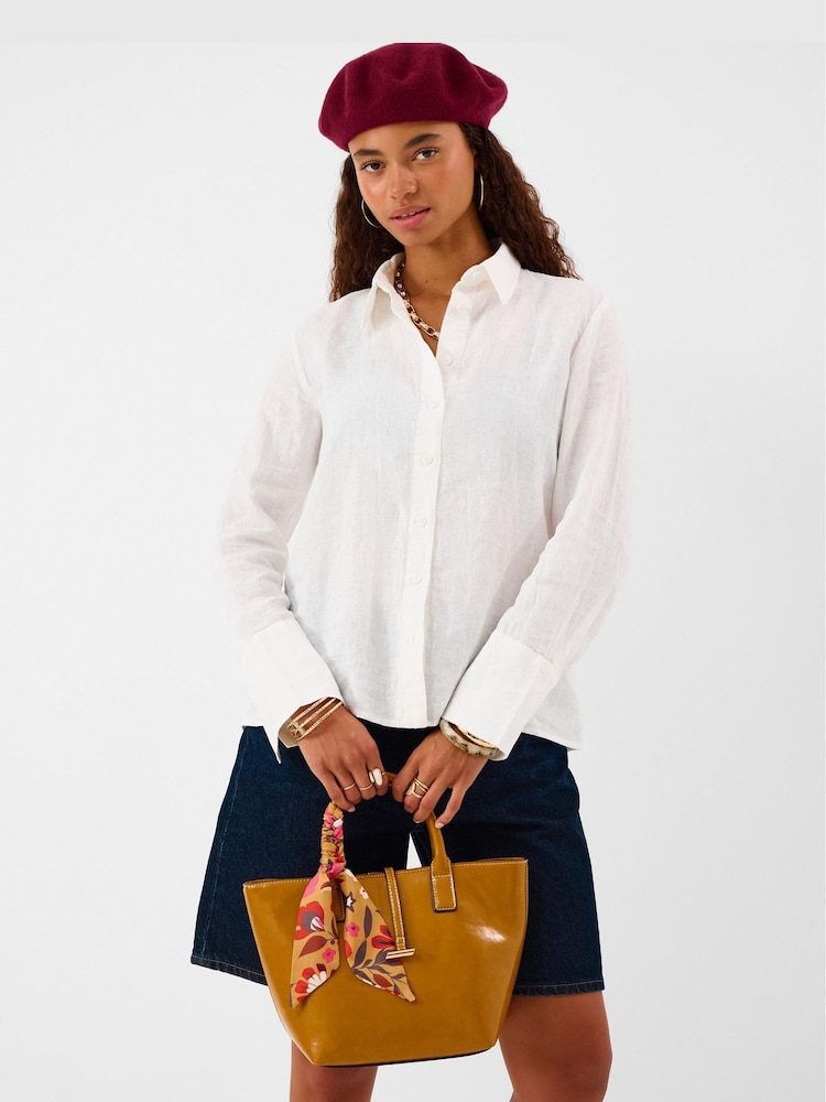 Accessorize Yellow Floral Scarf Patent Handbag - Image 1 of 3 Accessorize Yellow Floral Scarf Patent Handbag - Image 1 of 3