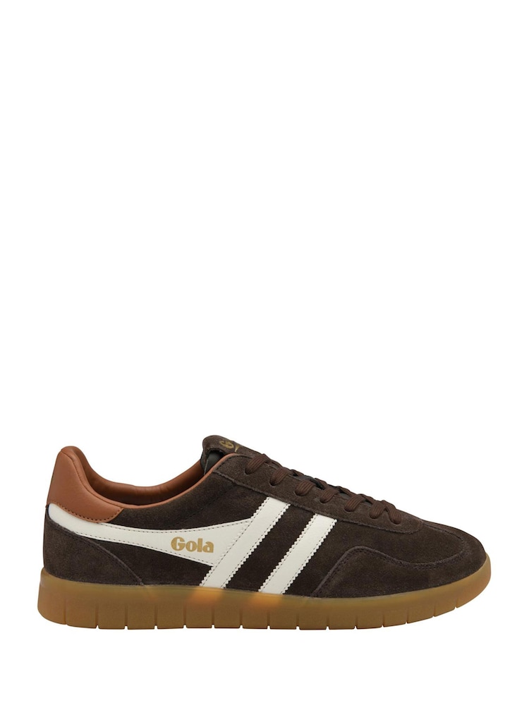 Gola Brown Atlas Lace-Up Trainers - Image 1 of 4 Gola Brown Atlas Lace-Up Trainers - Image 1 of 4