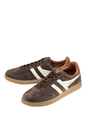 Gola Brown Atlas Lace-Up Trainers - Image 2 of 4