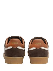 Gola Brown Atlas Lace-Up Trainers - Image 3 of 4