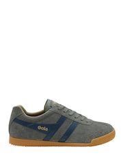 Gola Grey Harrier Suede Lace-Up Trainers - Image 1 of 4