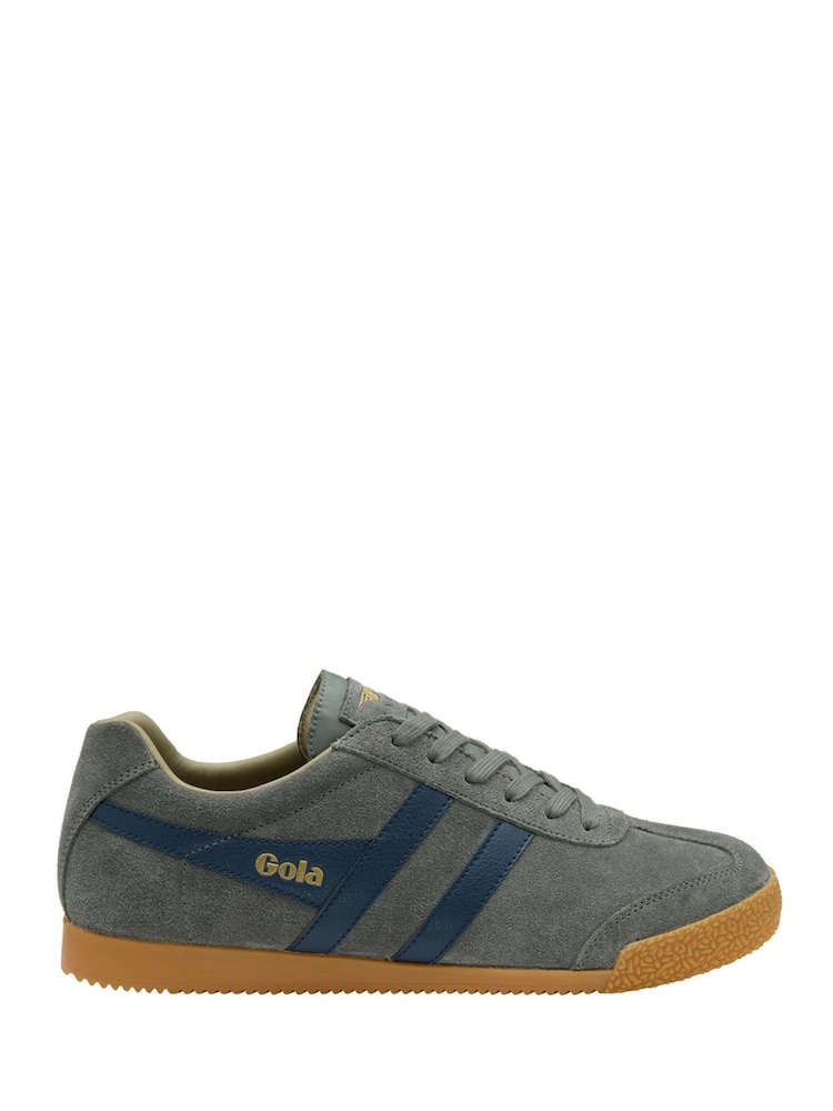 Gola Grey Harrier Suede Lace-Up Trainers - Image 1 of 4 Gola Grey Harrier Suede Lace-Up Trainers - Image 1 of 4