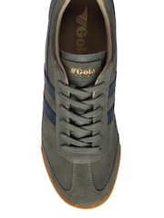 Gola Grey Harrier Suede Lace-Up Trainers - Image 4 of 4