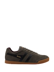 Gola Green Harrier Suede Lace-Up Trainers - Image 1 of 4