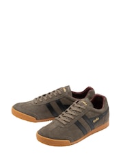 Gola Green Harrier Suede Lace-Up Trainers - Image 2 of 4